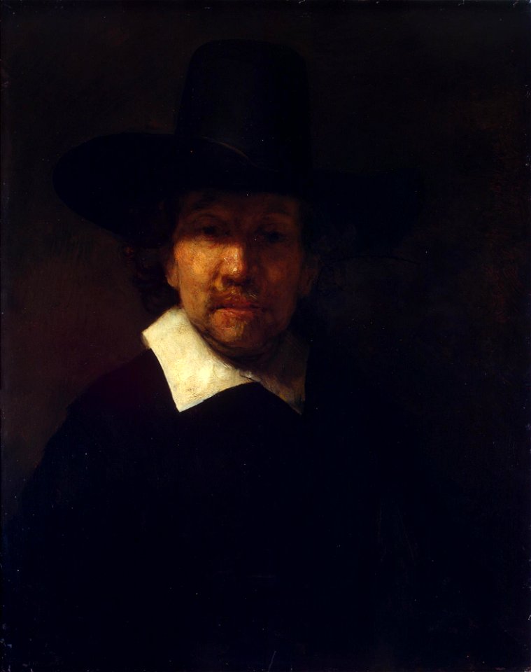 Portrait of the poet Jeremias de Decker, Rembrandt van Rijn, 1656, Hermitage, Saint Petersburg