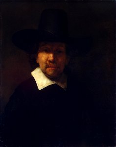 Portrait of the poet Jeremias de Decker, Rembrandt van Rijn, 1656, Hermitage, Saint Petersburg