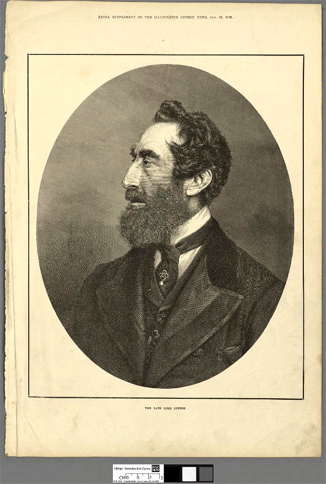 Portrait of The late Lord Lytton (4671636)