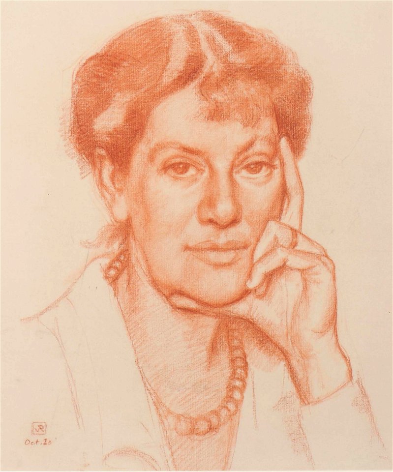 Portrait of Suzanne Schlumberger-Weyher, 1920, by Théo van Rysselberghe