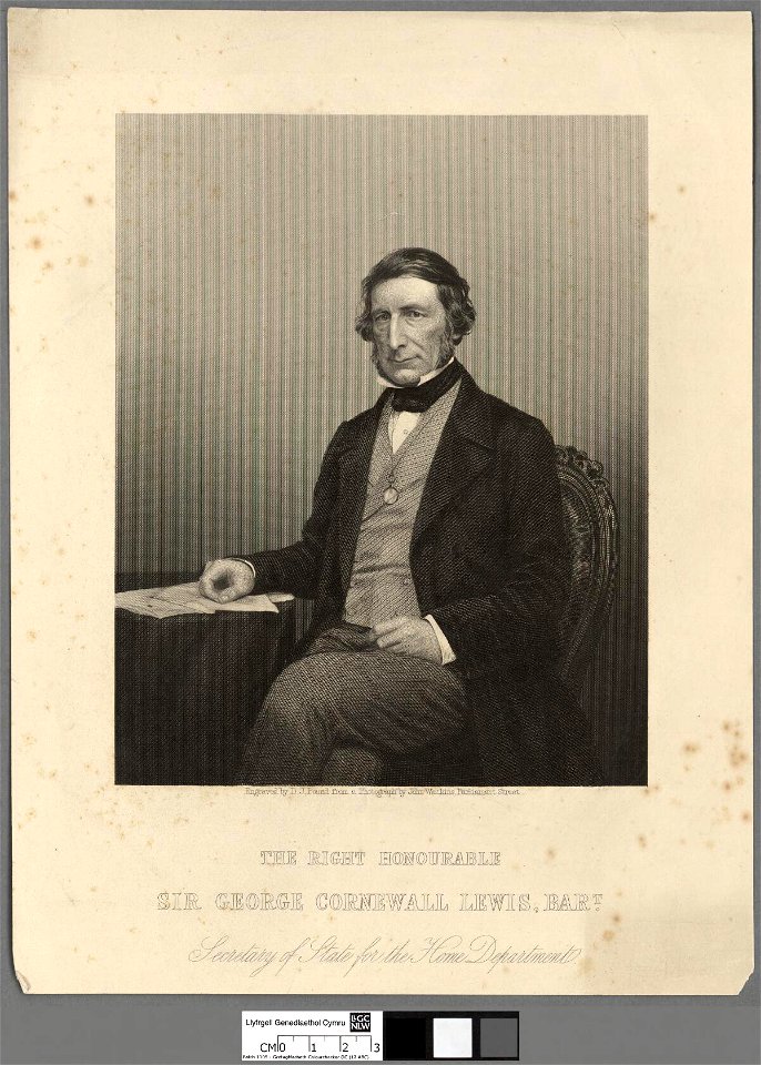 Portrait of The Right Honourable Sir George Cornewall Lewis, Bart (4671604)