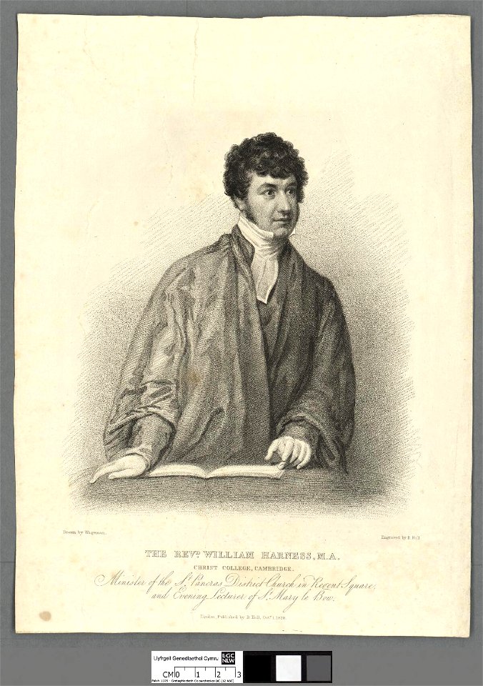 Portrait of The Revd. William Harness, M.A. Christ College, Cambridge (4670838)