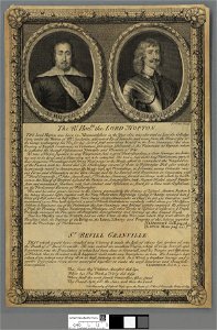 Portrait of The Rt. Honble. the Lord Hopton ; Sr. Bevill Granville (4671001)