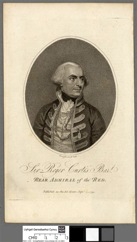 Portrait of Sir Roger Curtis Bart. rear admiral of the red (4669722)