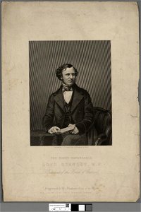 Portrait of The Right Honourable Lord Stanley, M.P (4672009)