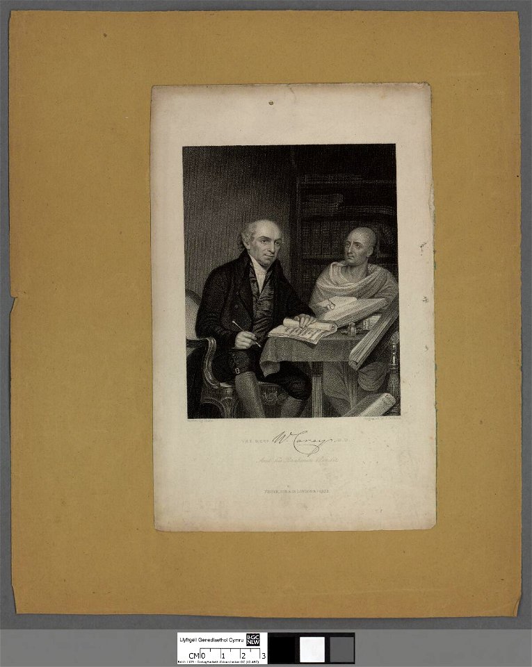 Portrait of The Rev.d. W. Carey D. D. and his Brahmin Pundit (4671346)