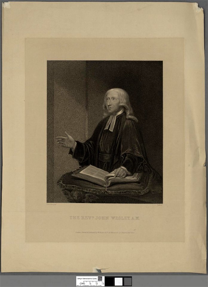 Portrait of The Revd. John Wesley, A.M. graphic (4672143)