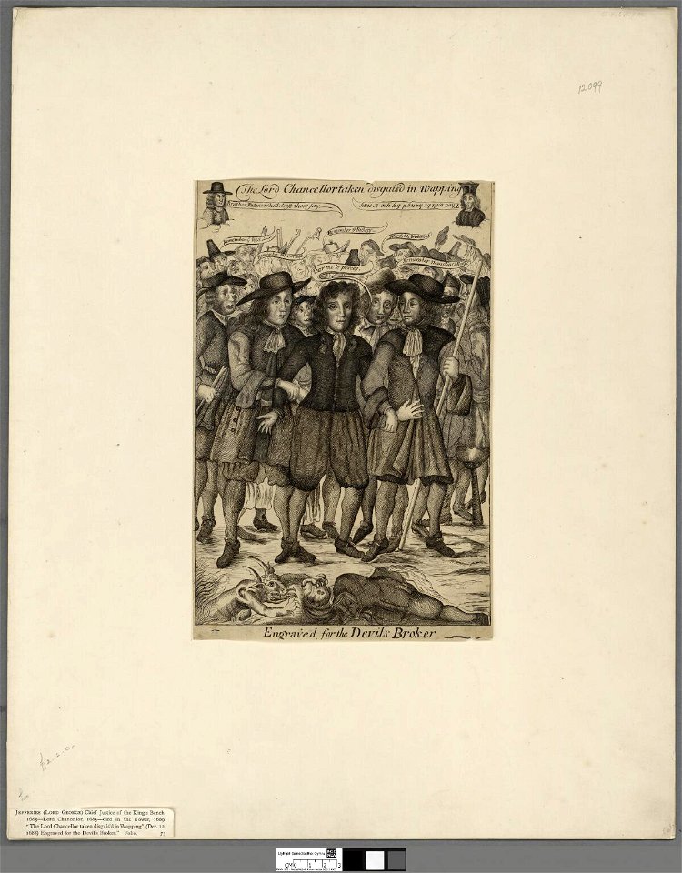 Portrait of The Lord Chancellor taken disguis'd in Wapping (4674480)