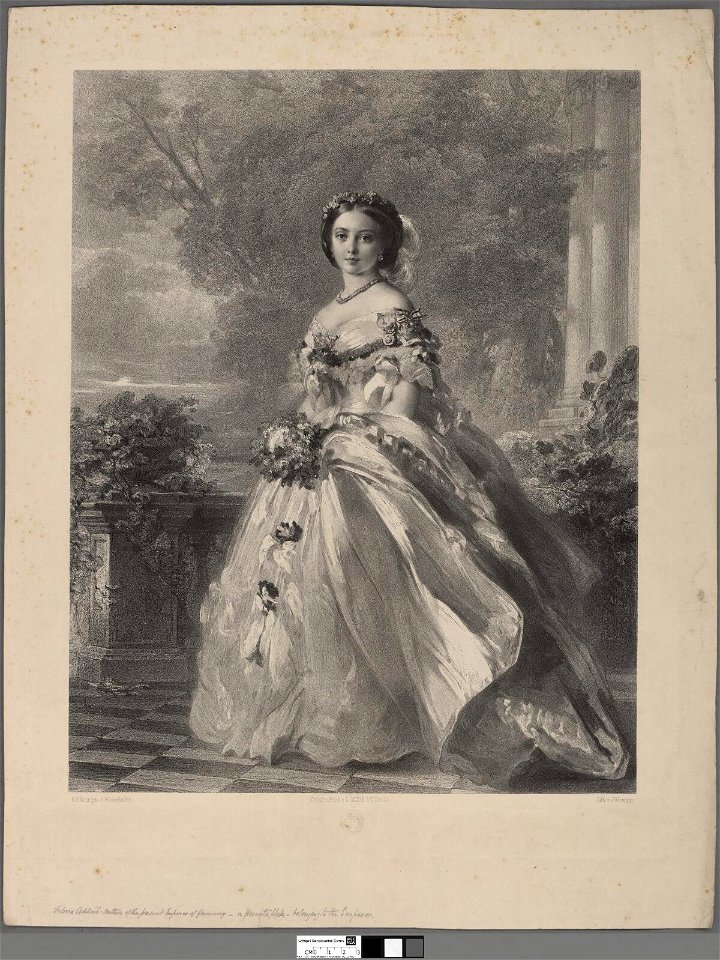Portrait of Victoria, Princess Royal & German Empress, consort of Frederick III (4674762)