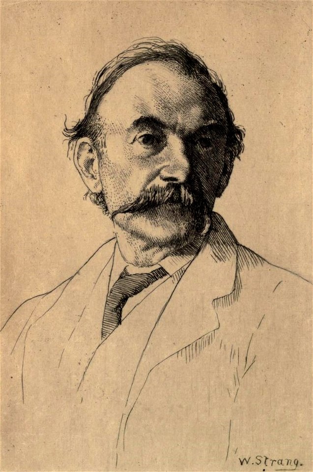 Portrait of Thomas Hardy by Strang