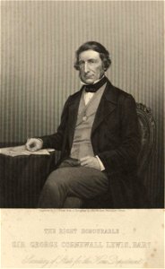Portrait of The Right Honourable Sir George Cornewall Lewis, Bart (4671604) (cropped)