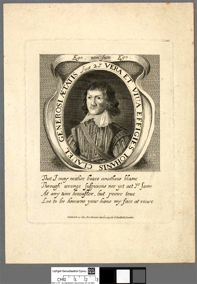 Portrait of Vera et viua effigies Iohanis Clauel Generosi aetatis suce 25 (4672816)