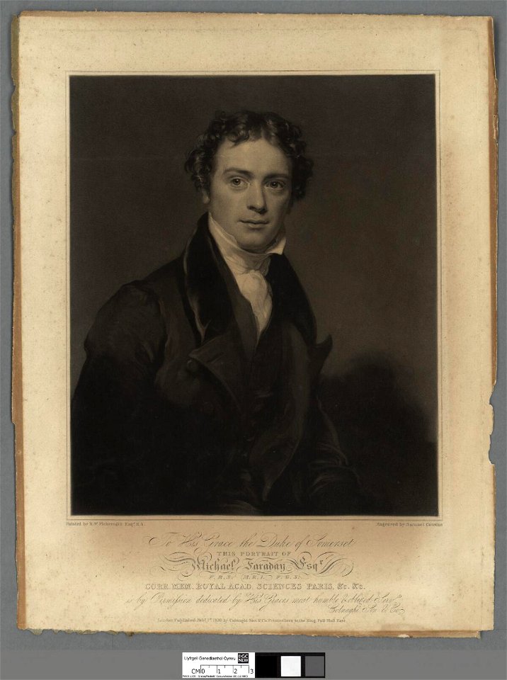 Portrait of To His Grace the Duke of Somerset this portrait of Michael Faraday (4670717)
