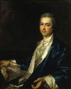 Portrait of unknown Saltykov by Levitzki