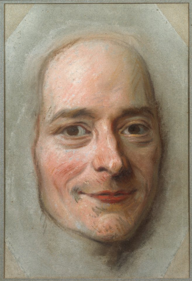 Portrait of Voltaire (Maurice Quentin de La Tour) - Nationalmuseum - 25891