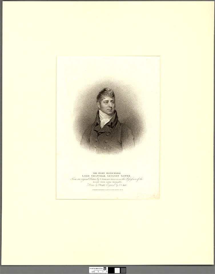 Portrait of The Right Honourable Lord Granville Leveson Gower (4672274)