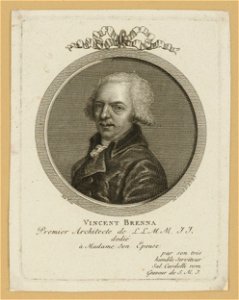 Portrait of Vincenzo Brenna (Cardelli, Ritt), from Hamburger Kunsthalle