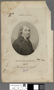Portrait of Walter Griffith aged 33 preacher of the gospel (4672535)