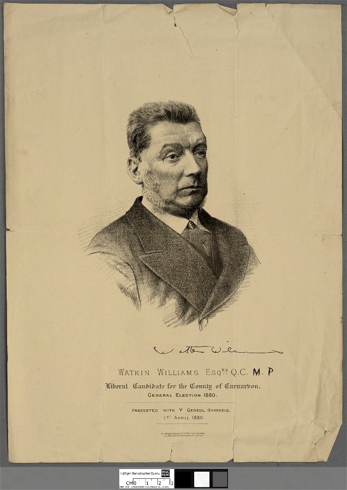 Portrait of Watkin Williams Esqre., Q.C., M.P (4672198)
