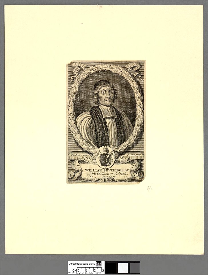 Portrait of William Beveridge, D.D. Lord Bishop of St. Asaph (4671262)