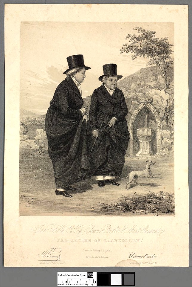 Portrait of The Rt. Honble. Lady Eleanor Butler & Miss Ponsonby 'The Ladies of Llangollen' (4671303)