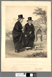 Portrait of The Rt. Honble. Lady Eleanor Butler & Miss Ponsonby 'The Ladies of Llangollen' (4671303)