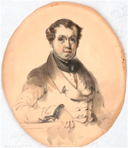 Portrait of unidentified man, half-length, seated, facing front LCCN2016648718