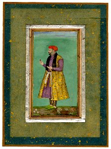 Portrait. Abu'l Ḥassán Aaṣaf Xán