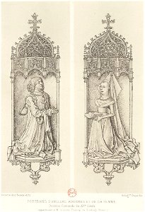 Portraits d'Anselme Adornes et de sa femme