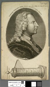 Portrait of Thomas Wright. Phil. Nat. Nat. et. Mat. Prof (4671072)