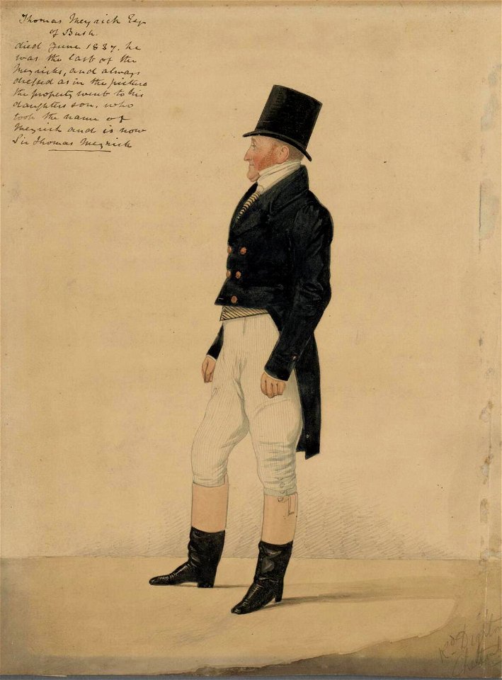 Portrait of Thomas Meyrick Esqr., Bush House, Pembroke (4671663)