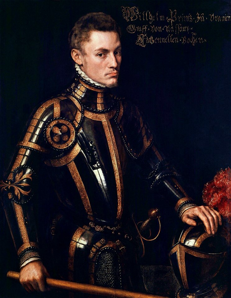 Portrait of William of Orange in armour (Anthonis Mor)