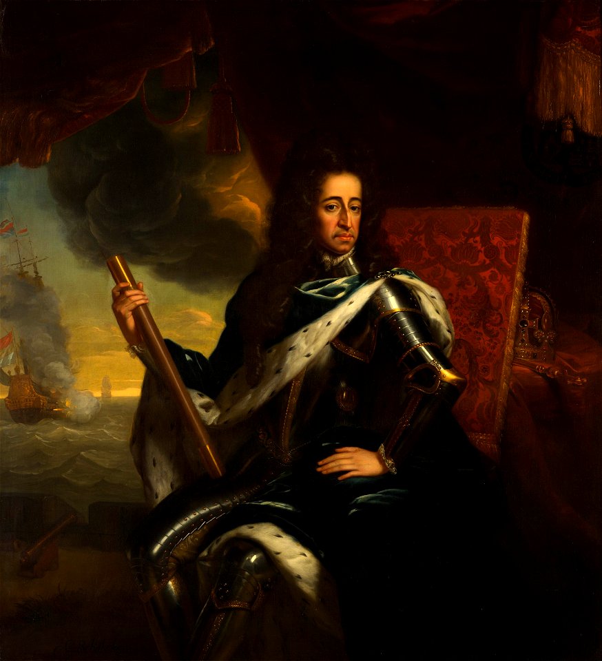 Portrait of William III, King of England, by Godfried Schalcken Mauritshuis 158