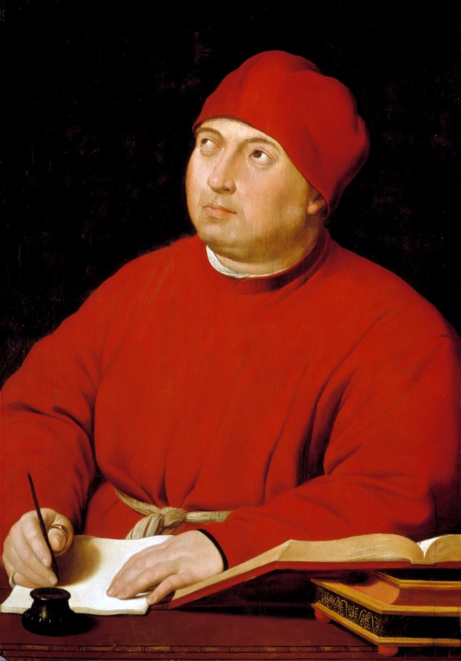 Portrait of Tommaso Inghirami (by Raphael)