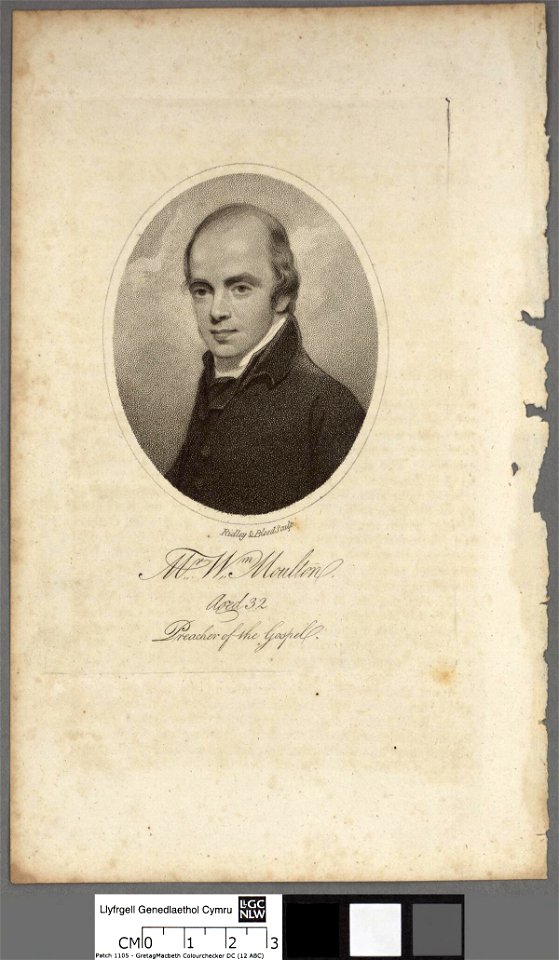 Portrait of Wm. Moulton aged 32 preacher of the gospel (4672973)
