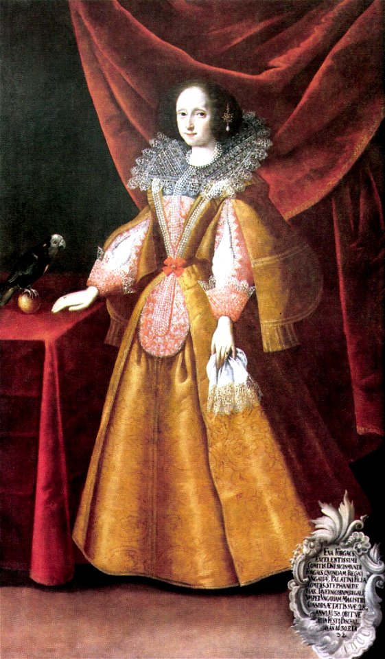 Portrait of Éva Forgách 1638