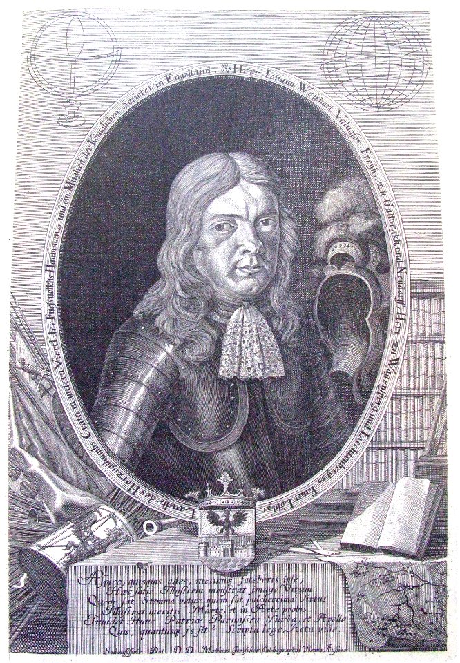 Portrait of Valvasor in his late forties, Iconotheca Valvasoriana