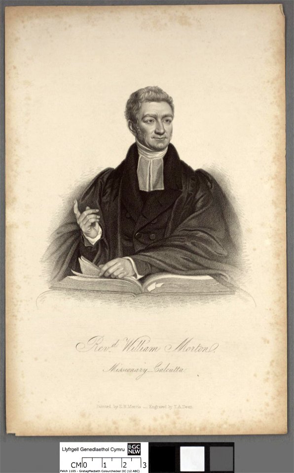 Portrait of William Mortin, missionary Calcutta (4672972)