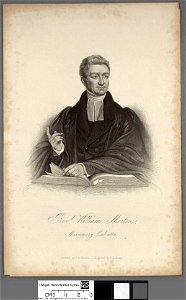 Portrait of William Mortin, missionary Calcutta (4672972)