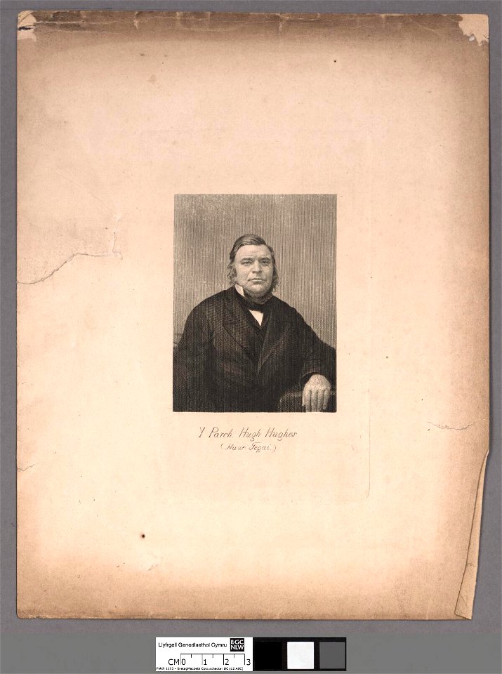 Portrait of Y Parch. Hugh Hughes (Huw Tegai) (4670925)