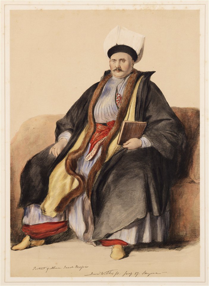 Portret van Abraham Jacob Mejsir, objectnr A 16068