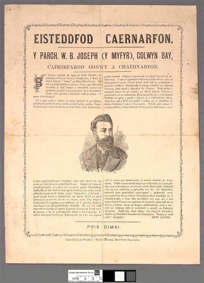 Portrait of Y Parch. W. B. Joseph (Y Myfyr), Colwyn Bay (4671565)