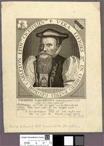 Portrait of Vera effigies rdi. in Christo patris Georg II Carleton episcpi. cicestriensis (4672413)