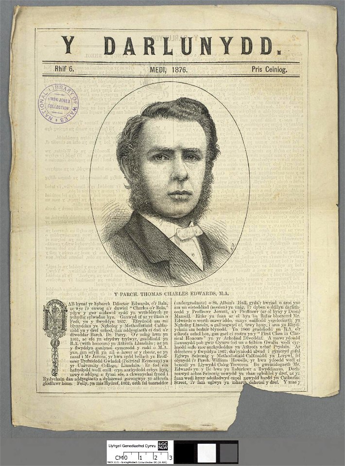 Portrait of Y Parch. Thomas Charles Edwards, M.A (4670647)
