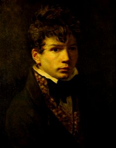 Portrait of young man by David