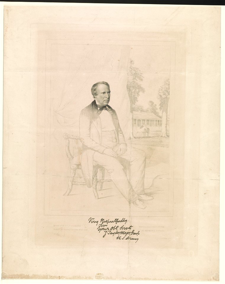 Portrait of Zachary Taylor LCCN2003677898