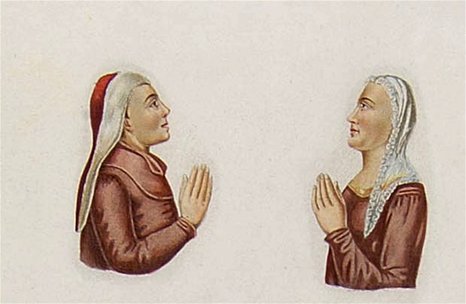 Portraits in Santa Maria della Scala in Verona