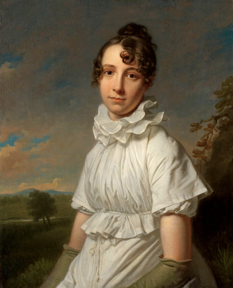 Portret van Emma Jane Hodges Rijksmuseum SK-A-1048