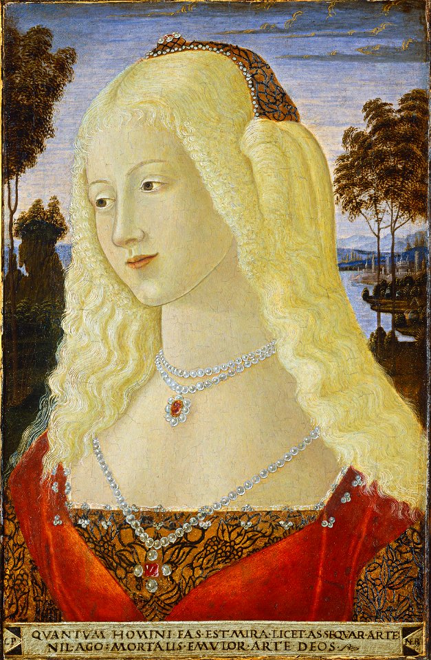 Portrait-of-a-lady- 1485 Neroccio dei Landi