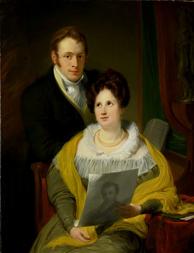 Portret van een dame en een heer Rijksmuseum SK-A-4137